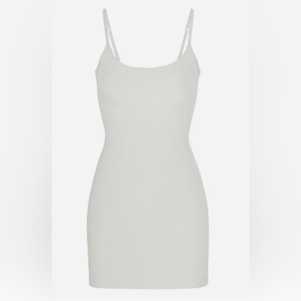 SKIMS Ivory Stretch Slip Dress